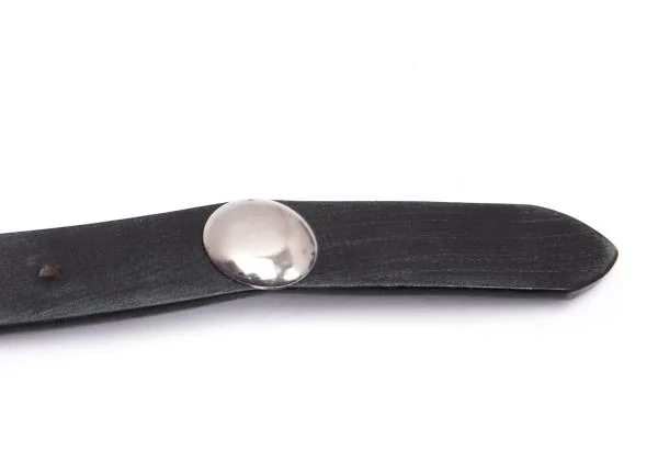 JUNYA WATANABE Scratched Design Studs Narrow Belt K-153035_004