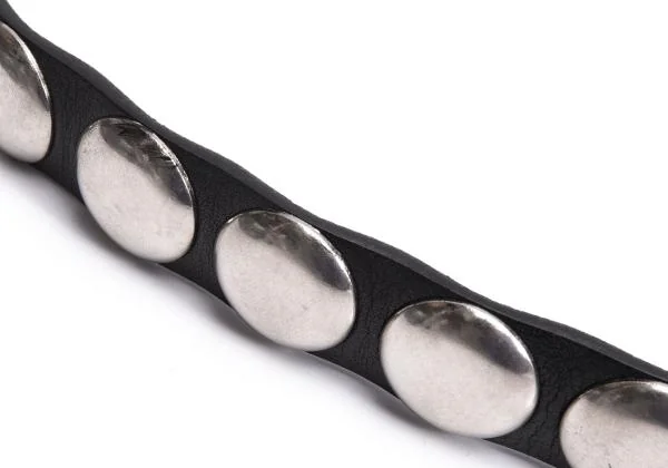 JUNYA WATANABE Scratched Design Studs Narrow Belt K-153035_005