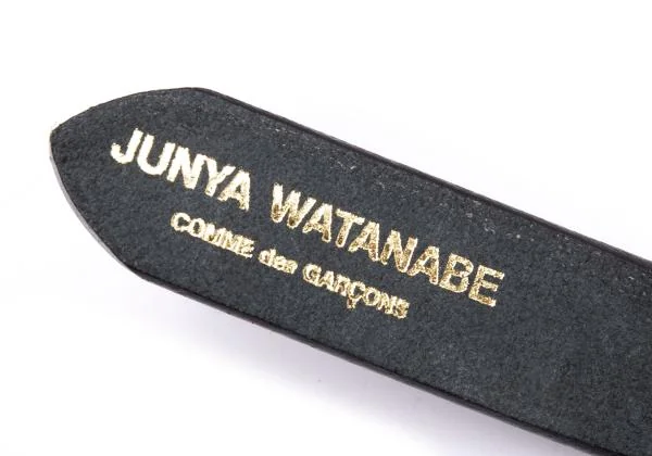 JUNYA WATANABE Scratched Design Studs Narrow Belt K-153035_009