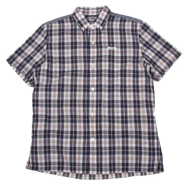 eYe JUNYA WATANABE MAN COMME des GARCONS Embroidered Check Shirt Navy,White XS K-153071_001