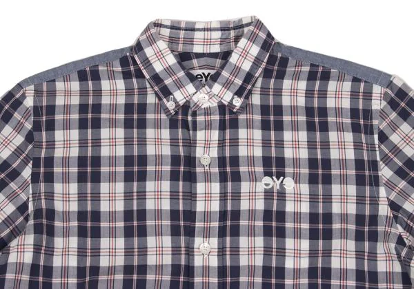 eYe JUNYA WATANABE MAN COMME des GARCONS Embroidered Check Shirt K-153071_002
