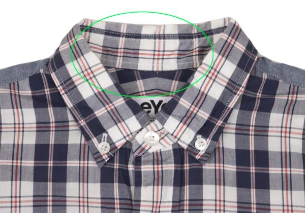 eYe JUNYA WATANABE MAN COMME des GARCONS Embroidered Check Shirt K-153071_003