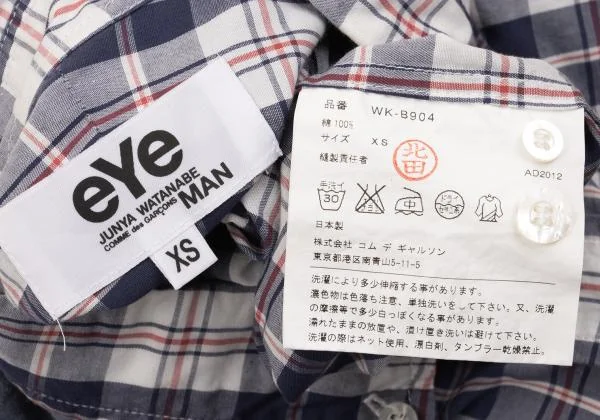 eYe JUNYA WATANABE MAN COMME des GARCONS Embroidered Check Shirt K-153071_015