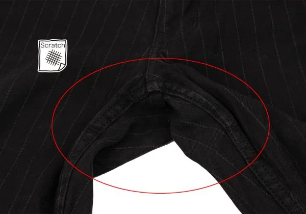 COMME des GARCONS HOMME PLUS Cotton Stripe Tapered Pants K-153090_003
