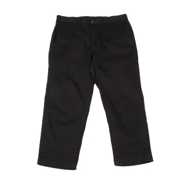 COMME des GARCONS HOMME PLUS Stretch Cotton Work Pants Black L K-153093_001