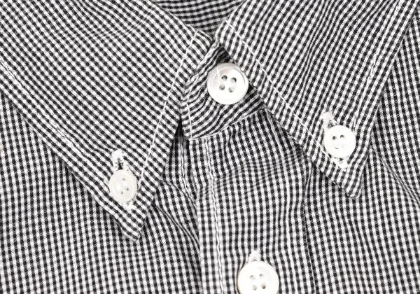 COMME des GARCONS HOMME Pin Check Short Sleeve Button Down Shirt K-153101_005