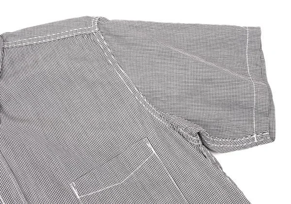 COMME des GARCONS HOMME Pin Check Short Sleeve Button Down Shirt K-153101_007