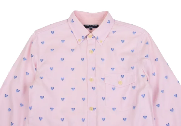 COMME des GARCONS HOMME Butterfly Embroidery Long Sleeve Shirt K-153103_002