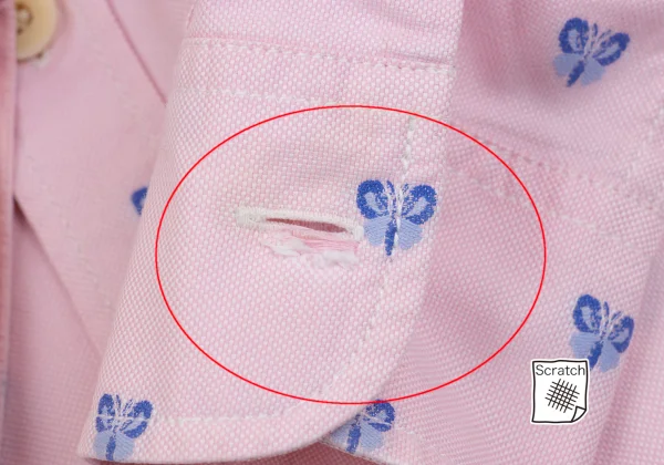 COMME des GARCONS HOMME Butterfly Embroidery Long Sleeve Shirt K-153103_008