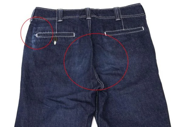 COMME des GARCONS HOMME White Stitch Jeans K-153107_013