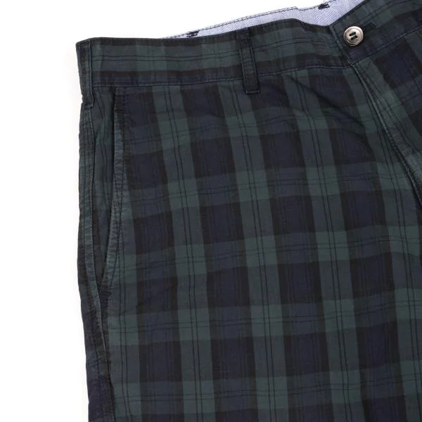 COMME des GARCONS HOMME Washed Checker Shorts K-153108_004