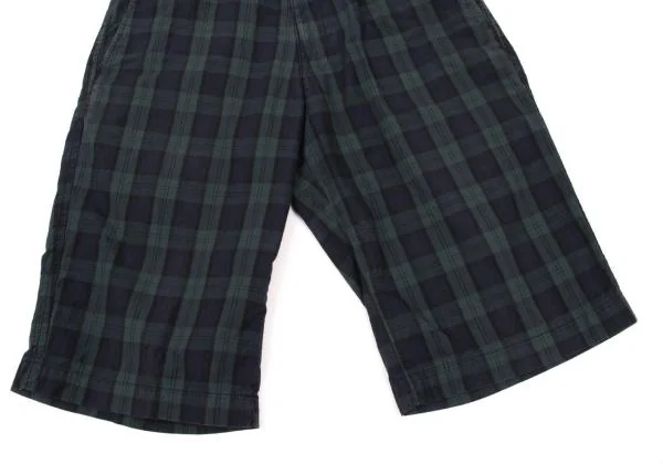 COMME des GARCONS HOMME Washed Checker Shorts K-153108_006
