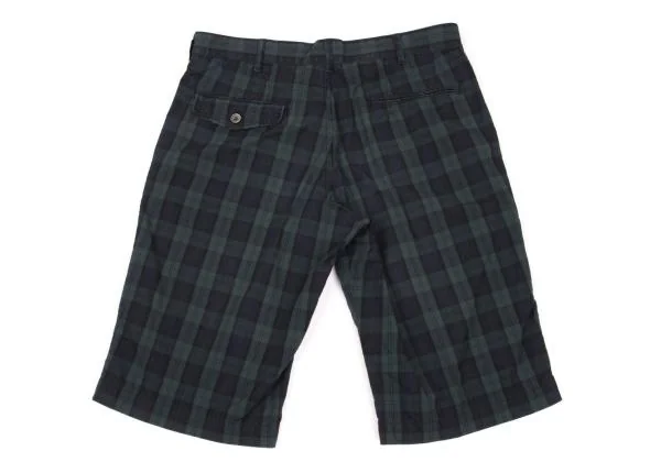 COMME des GARCONS HOMME Washed Checker Shorts K-153108_007