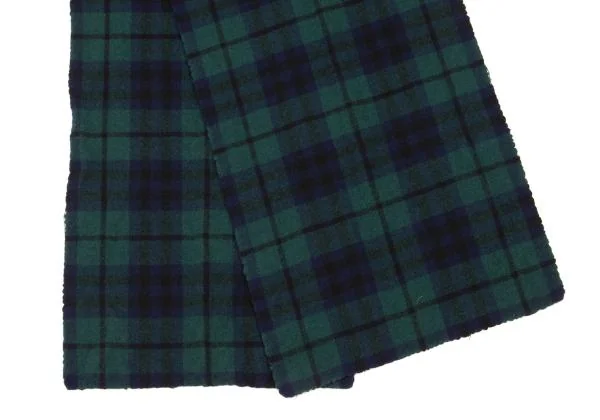 コムデギャルソン オムCOMME des GARCONS HOMME チェックマフラー 緑紺他 K-153110_003