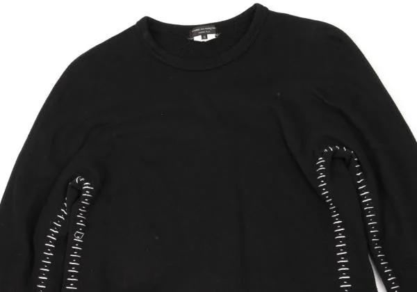 COMME des GARCONS HOMME PLUS White Stitch Switching Top K-153111_002