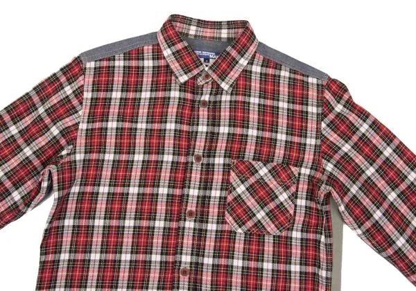 JUNYA WATANABE MAN COMME des GARCONS Switching Check Shirt K-153118_002