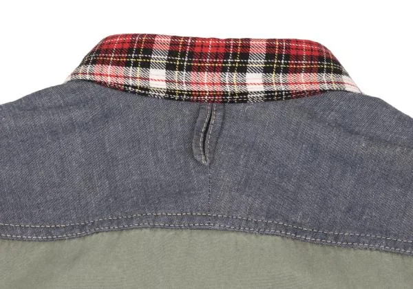 JUNYA WATANABE MAN COMME des GARCONS Switching Check Shirt K-153118_015