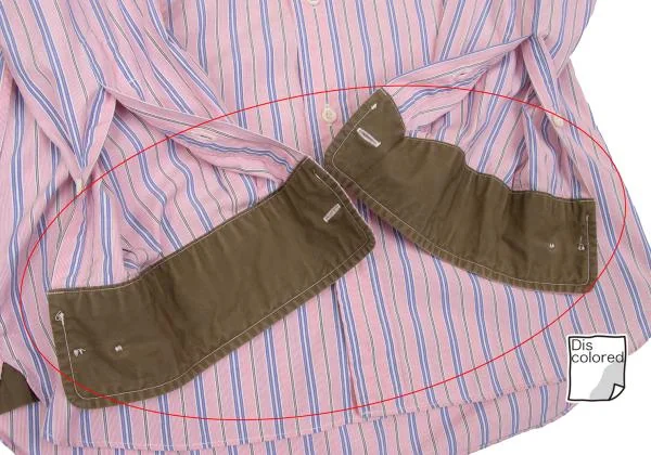 JUNYA WATANABE MAN COMME des GARCONS Camouflage Yoke Striped Shirt K-153119_010