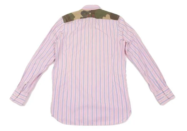 JUNYA WATANABE MAN COMME des GARCONS Camouflage Yoke Striped Shirt K-153119_013