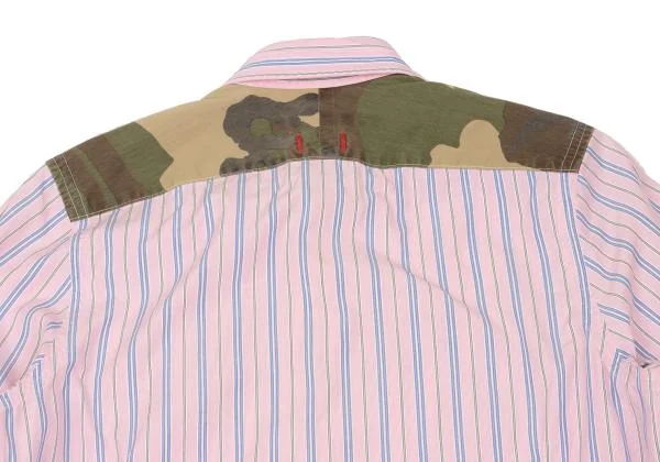 JUNYA WATANABE MAN COMME des GARCONS Camouflage Yoke Striped Shirt K-153119_014