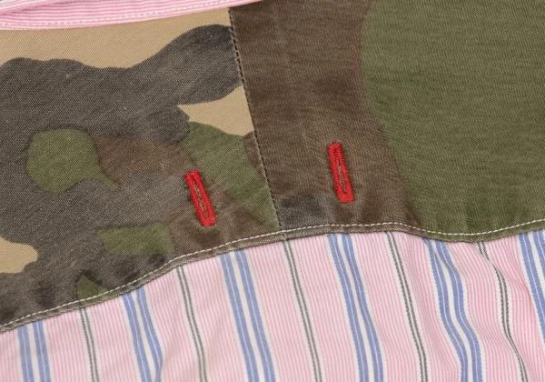JUNYA WATANABE MAN COMME des GARCONS Camouflage Yoke Striped Shirt K-153119_015