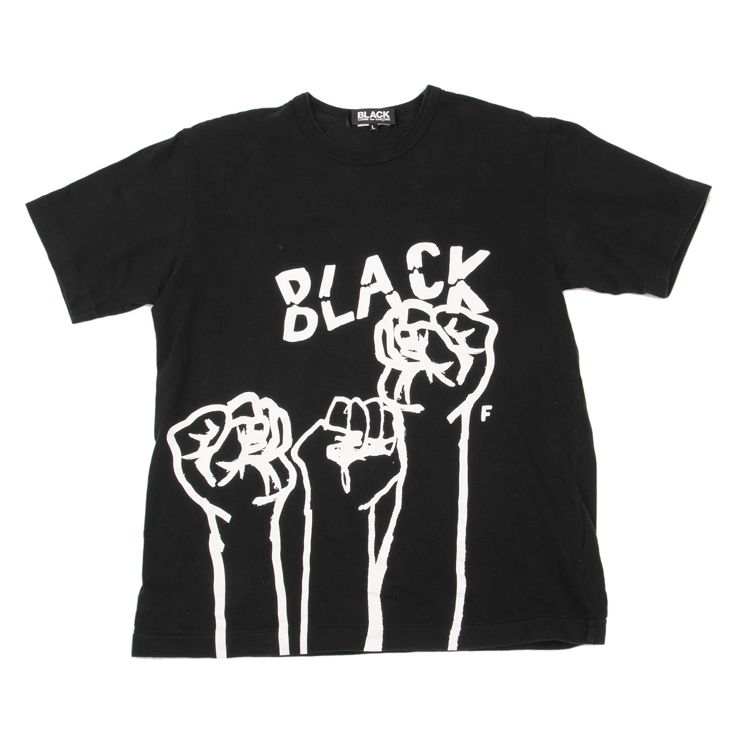 ブラックコムデギャルソン　プリントシャツ ブラックコムデギャルソンBLACK COMME des GARCONS ランダム