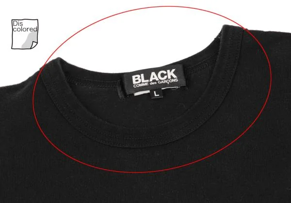 ブラックコムデギャルソンBLACK COMME des GARCONS クラックロゴ