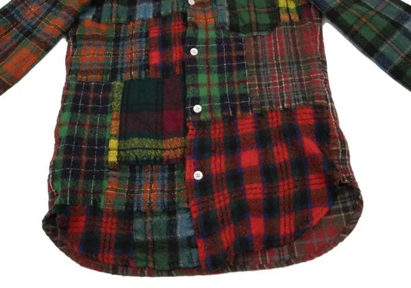 eYe JUNYA WATANABE MAN Wool Fulling Switching Check Shirt K-153129_009