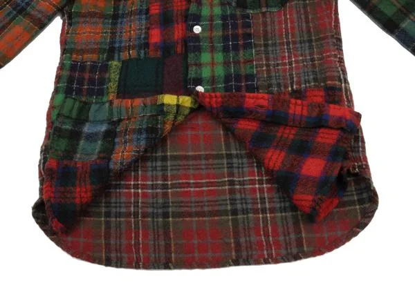 eYe JUNYA WATANABE MAN Wool Fulling Switching Check Shirt K-153129_012