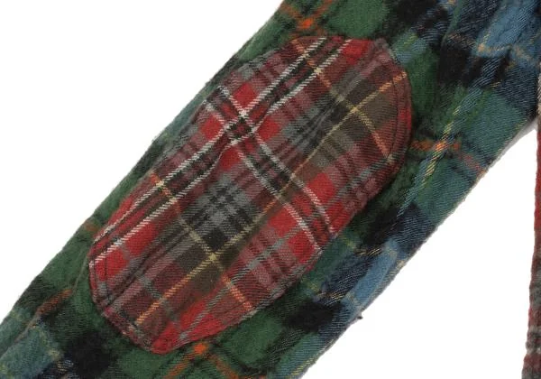 eYe JUNYA WATANABE MAN Wool Fulling Switching Check Shirt K-153129_014