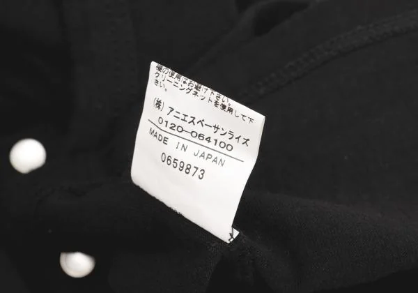 アニエスベーagnes b. スナップボタンカーディガン 黒T2 K-153144_013