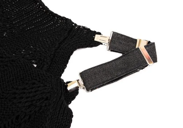 Y's Suspender Shoulder Check Weave Knit Camisole K-153147_004