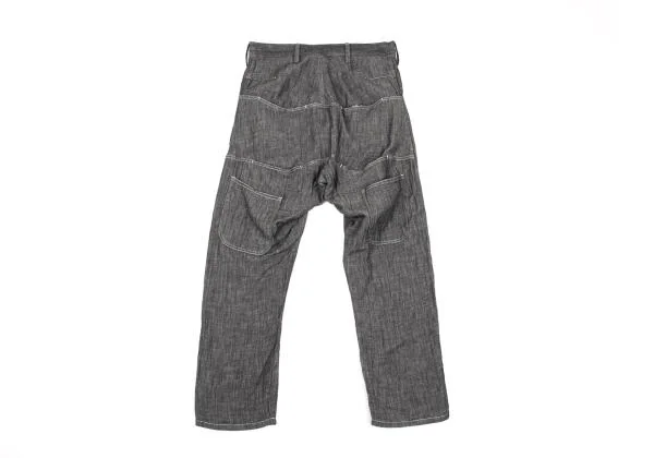 Y's Back Pocket Design Dropped Crotch Pants K-153150_008