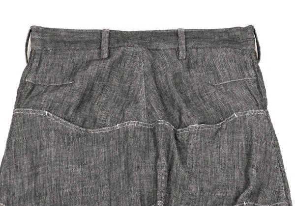 Y's Back Pocket Design Dropped Crotch Pants K-153150_009