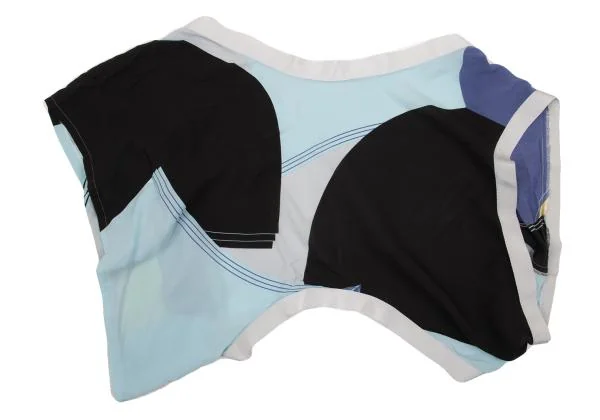 Yohji Yamamoto FEMME Silk Printed Tape Design Bolero K-153196_008