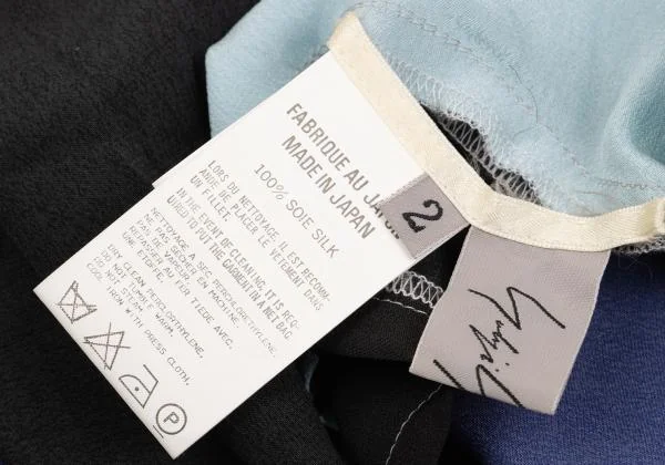 Yohji Yamamoto FEMME Silk Printed Tape Design Bolero K-153196_012