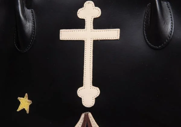 KEITA MARUYAMA Floral patched Leather Tote Bag K-153205_003