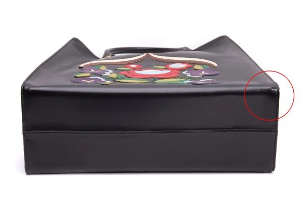 KEITA MARUYAMA Floral patched Leather Tote Bag K-153205_008