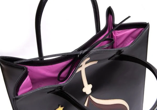 KEITA MARUYAMA Floral patched Leather Tote Bag K-153205_010