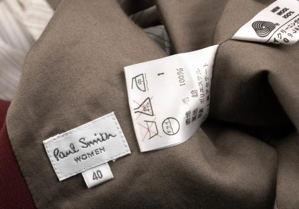 ポールスミスPaul Smith ウールギャバパッチポケットノーカラージャケット  赤40 K-153280_016