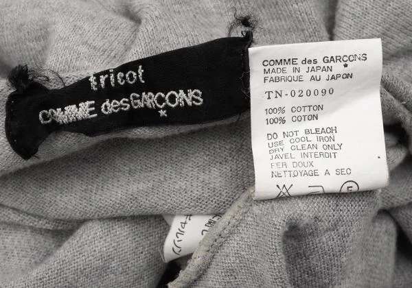 tricot COMME des GARCONS Front Drape Knit Top K-153351_012