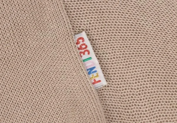 フェンディFENDI365 ロゴ織りローゲージニットセーター ベージュL位 K-153374_006