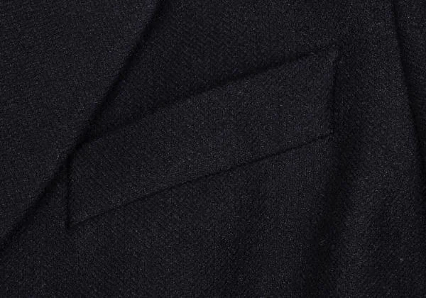ジョルジオ アルマーニGIORGIO ARMANI カシミア3Bテーラードジャケット 紺42 K-153379_005