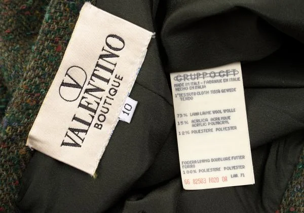 VALENTINO Colorful Pile Jacket & Skirt K-153394_020