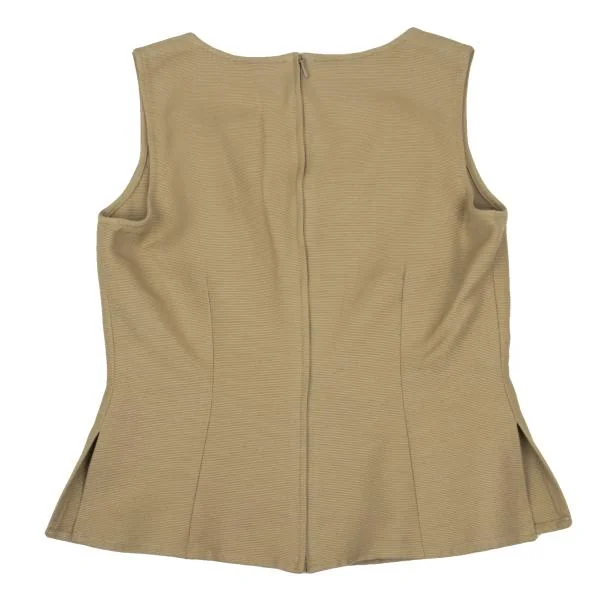 VALENTINO Cotton Canvas Sleeveless Blouse K-153395_006