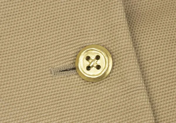 VALENTINO Cotton Canvas Metal Button Short Sleeve Jacket K-153396_007
