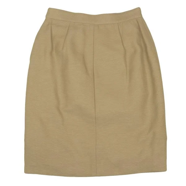 VALENTINO Cotton Canvas Metal Button Jacket & Skirt K-153398_017
