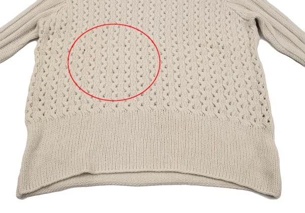 ジルサンダーJIL SANDER カシミヤローゲージハイネックニットセーター ライトベージュM位 K-153404_013