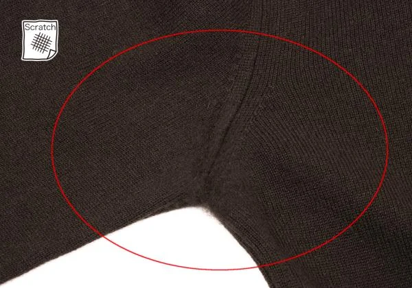 JIL SANDER Cashmere Switching Turtleneck Knit Sweater K-153405_005