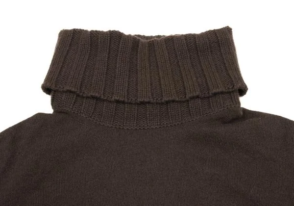 JIL SANDER Cashmere Switching Turtleneck Knit Sweater K-153405_006